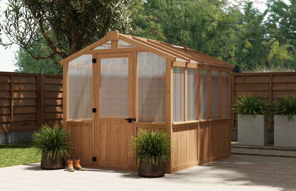 Wooden greenhouse
